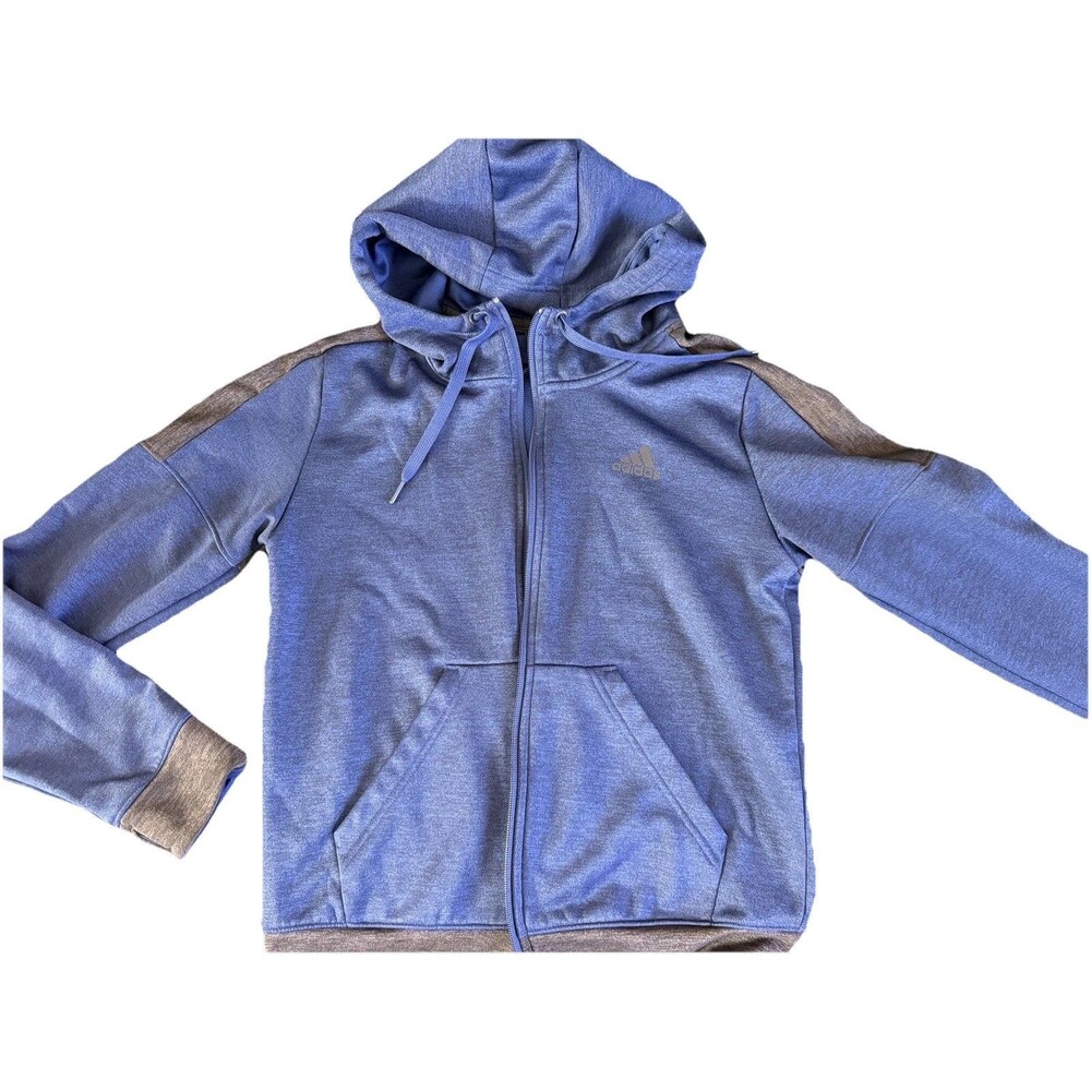 Adidas boys size small, full zip hoodie